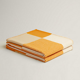 H Riviera blanket - Yellow | Hermès USA